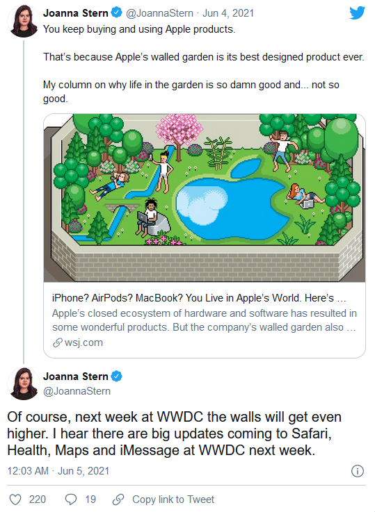 苹果公司在 2021 年 WWDC 上的四个重点内容被泄露