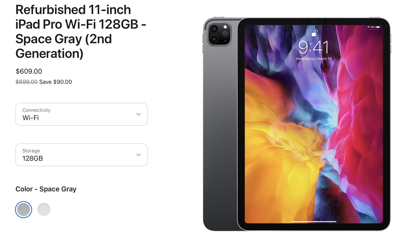 苹果官翻版 2020 iPad Pro 开售，最高优惠 200 美元